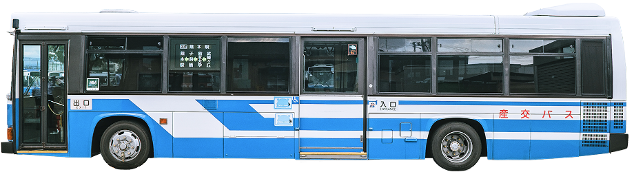 バスの乗り降り口が閉まっている写真