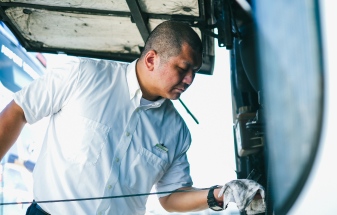 バス運転士の業務風景