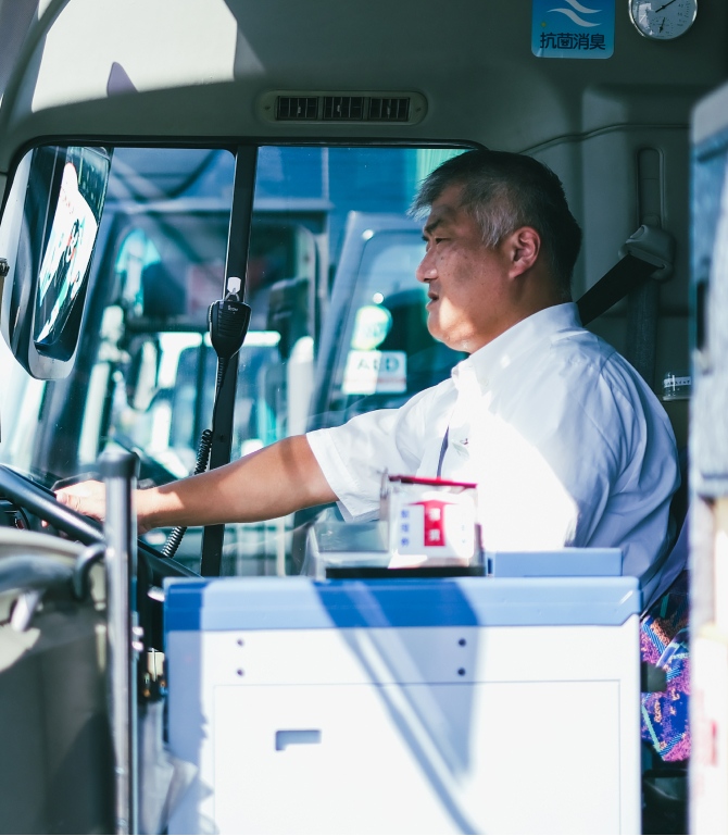 高速バス運転士の写真