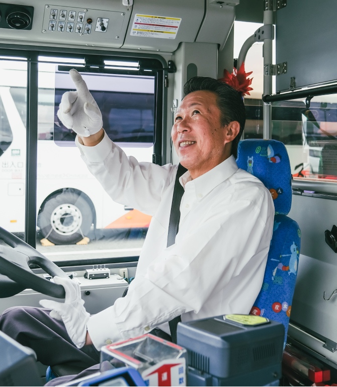 路線バス運転士の写真