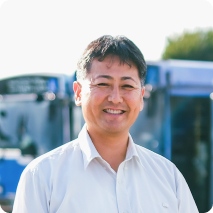 先輩運転士の写真